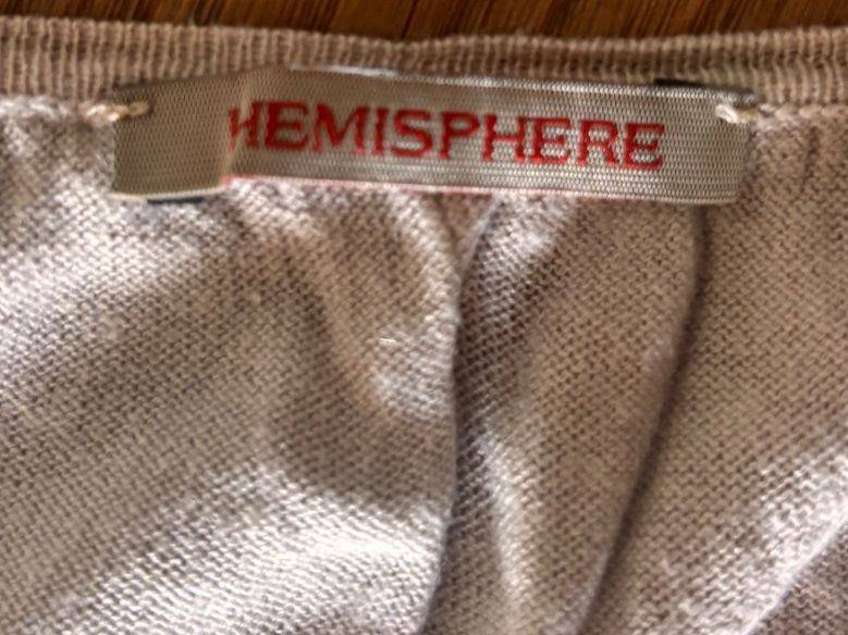 Pulls & Sweat-shirts: Feiner Pullover HEMISPHERE Seide Leinen sandfarbig – D'occasion à Affoltern am Albis par b-arte 1