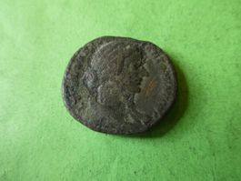 grosse uralte   Bronzemünze  26 mm  14.90 g