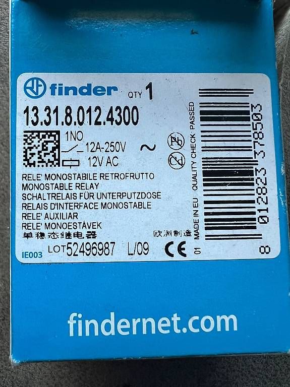 Kit di modellismo & Modellini statici: Finder 13.31.8.012.4300 – Usato da Oberhof venduto da Janis33 1