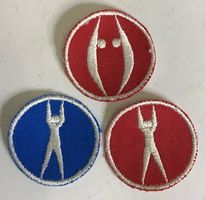 3 Turnabzeichen Aufnäher