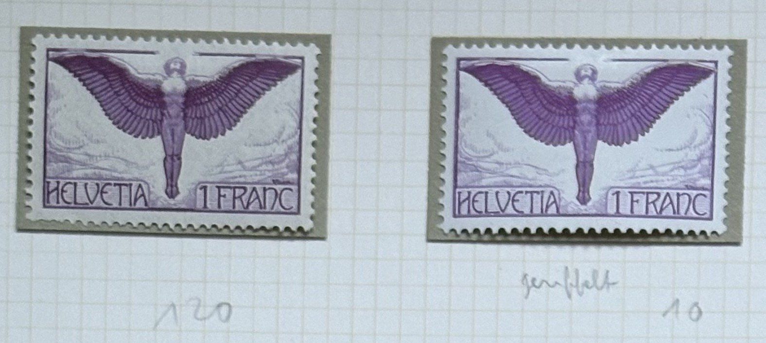 Alle Briefmarken: FLUGPOST BRIEFMARKEN – Gebraucht aus Ostermundigen von Heavenmaus75 1