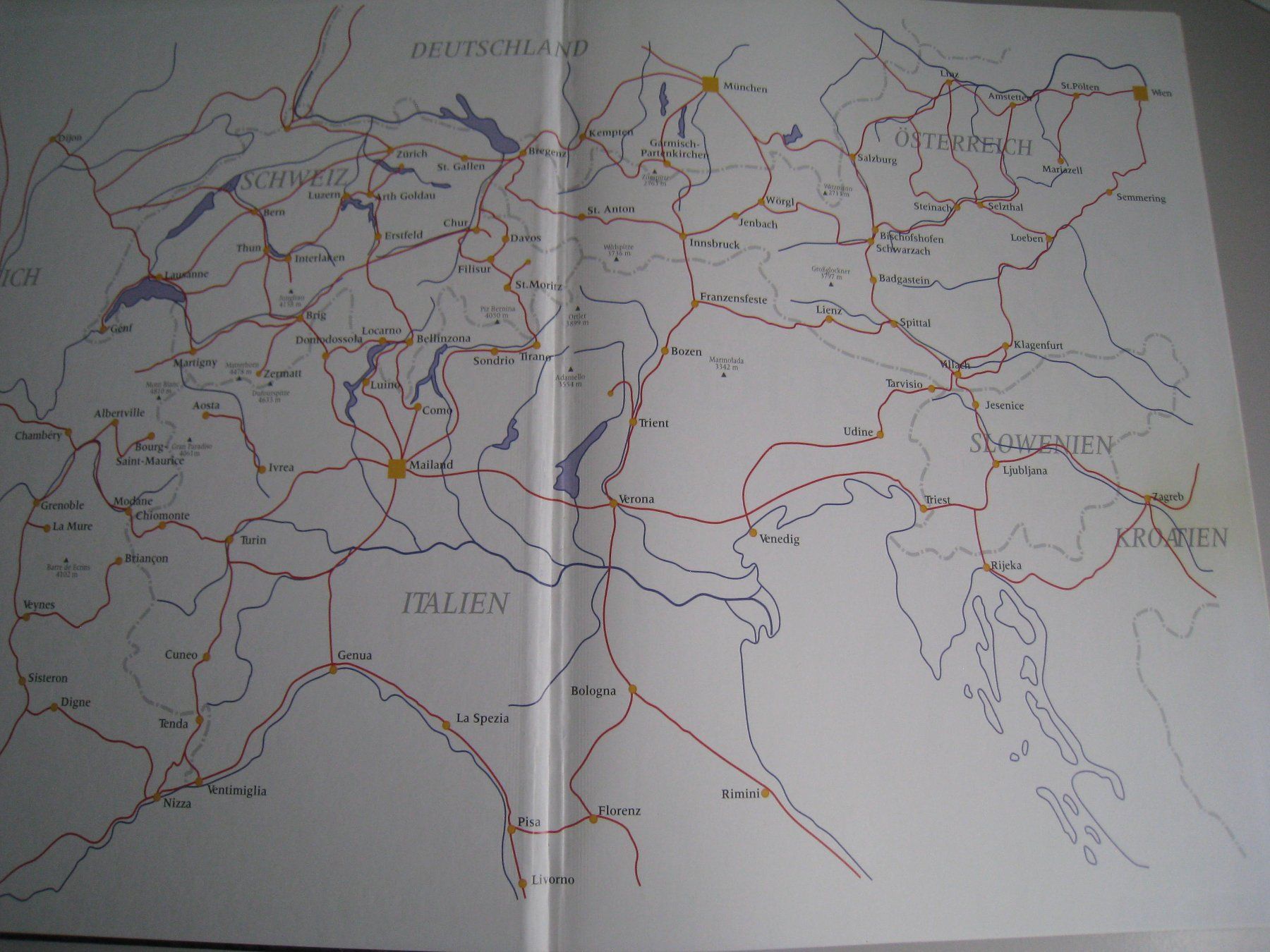 Libri: Die Grossen Bahnen der Alpen, 2012, Klaus Eckert – Usato da Buchs ZH venduto da swiss-train 1