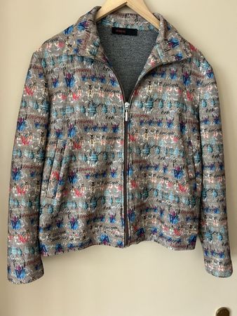 Oliverio designer jacket size L, Herbst-Look!