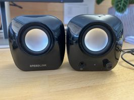 SPEEDLINK SNAPPY STEREO SPEAKERS schwarz Laptop/PC