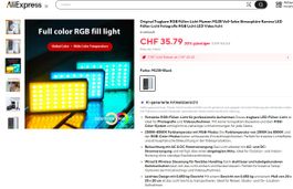 MAMEN RGB LED Video Light SL-C02