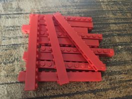 lego 6112 lot de 12 pièces Red Brick 1 x 12