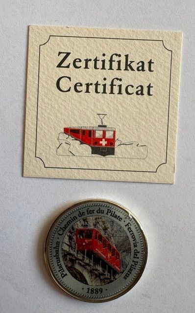 Medaglie: Schweizer Eisenbahnen 1889 – Nuovo (secondo la descrizione) da Zürich venduto da T62om