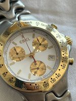 Montre EBEL Sportwave Chronographe avec Lunette en Or 