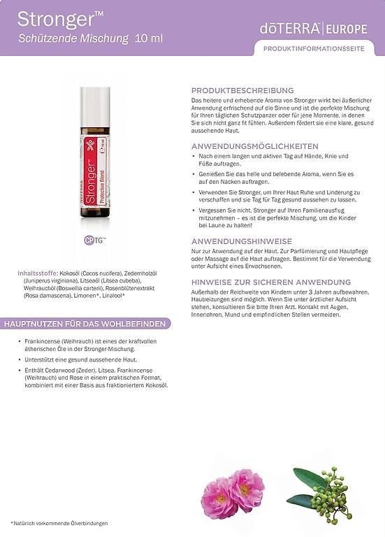 Doterra Oli essenziali: Dõterra Stronger 10 ml – Nuovo e nell'imballaggio originale da Lyss venduto da Infinia 3