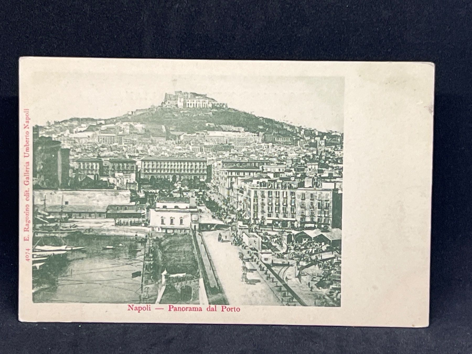 Cartoline postali: Napoli - Panorama dal Porto – Usato da Widnau venduto da Brusi9