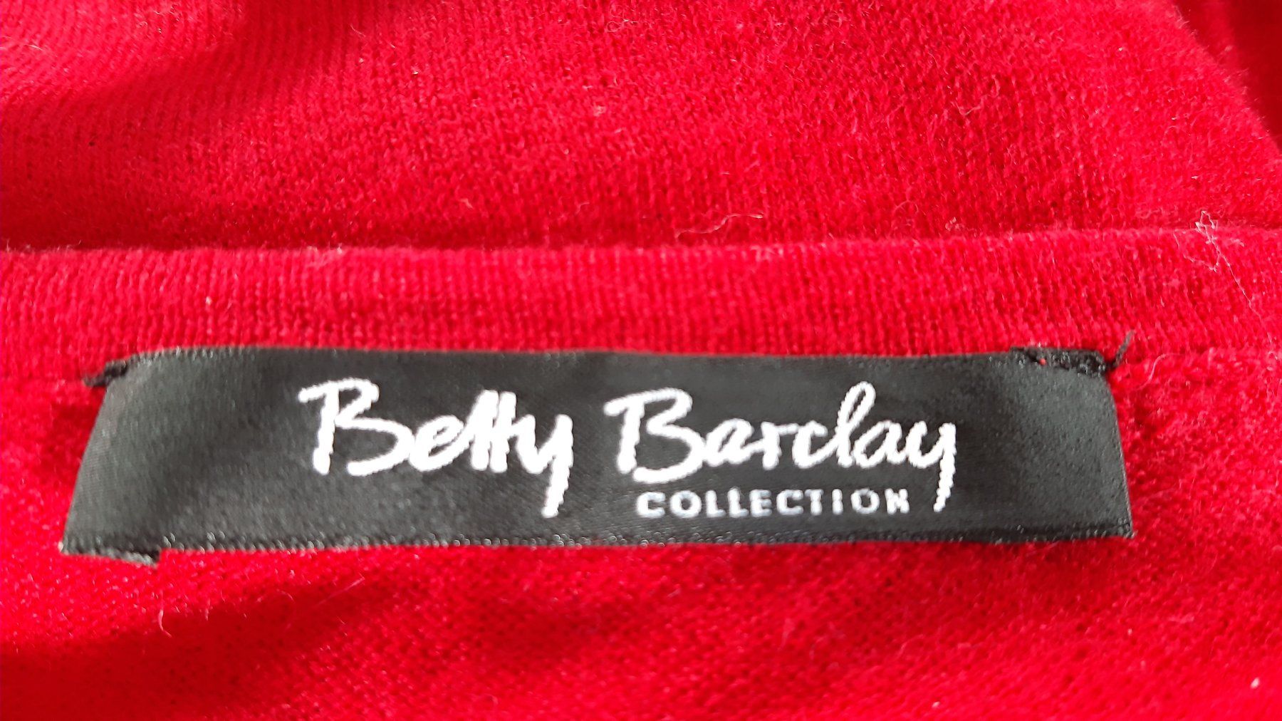 Betty Barclay Pullover & Sweatshirts: BETTY BARCLAY COLLECTION Pullover rot mit Perlen Gr. M/L – Gebraucht aus Basel von Fashionvictim 3