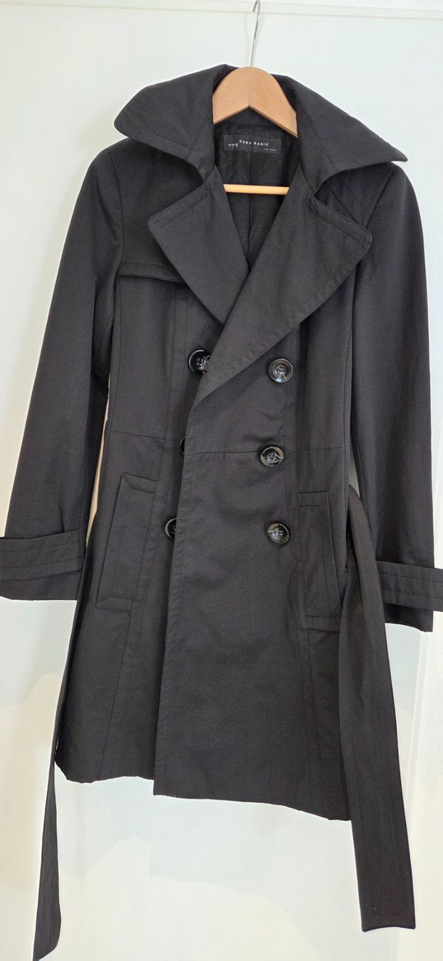 Zara Cappotti: Zara Basic Damen Trenchcoat, Grösse L,schwarz, Top! – Usato da Hägendorf venduto da Sunshiine31 1