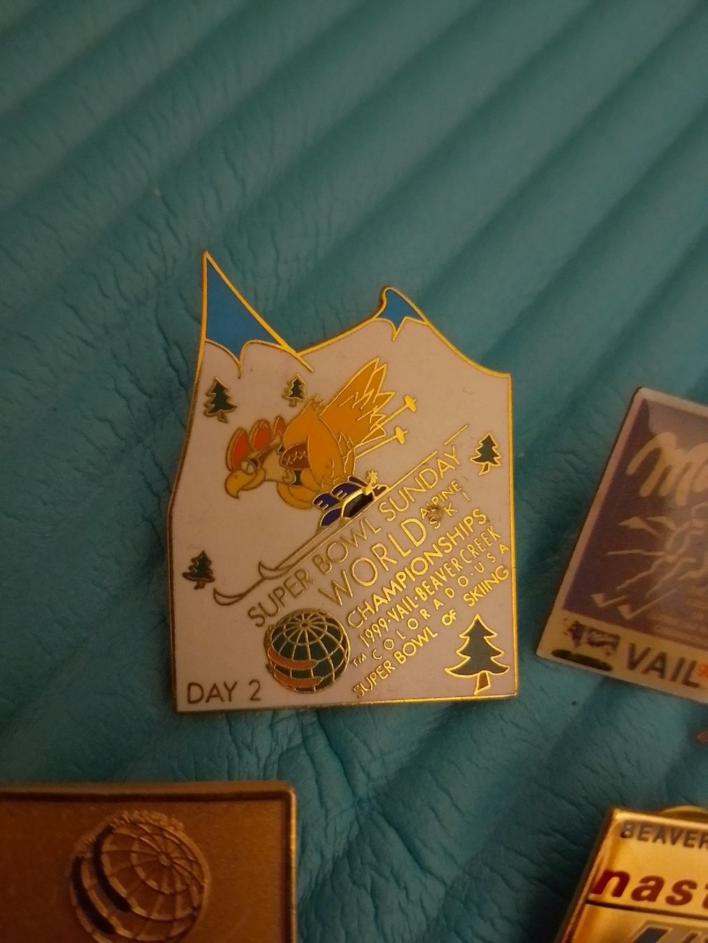 Carte collezionabili: 10 Ski WM 1999 Vail Pins – Usato da Erlenbach ZH venduto da Spinatkopf50 3