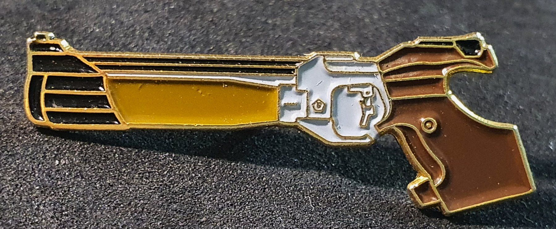 Plaketten & Abzeichen: CC385 - Pin Sport Pistole – Gebraucht aus Reinach BL von Boston-Verkauf