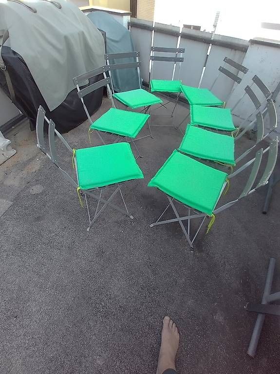 Sedie: 8 Stk  Klappbare Gartenstühle – Usato da Menzingen venduto da awob1 4
