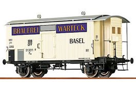 Brawa 47808 - SBB K2 - Bierwagen «Warteck Basel» - Ep. III