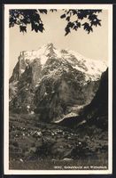 Grindelwald, Teilansicht mit Wetterhorn