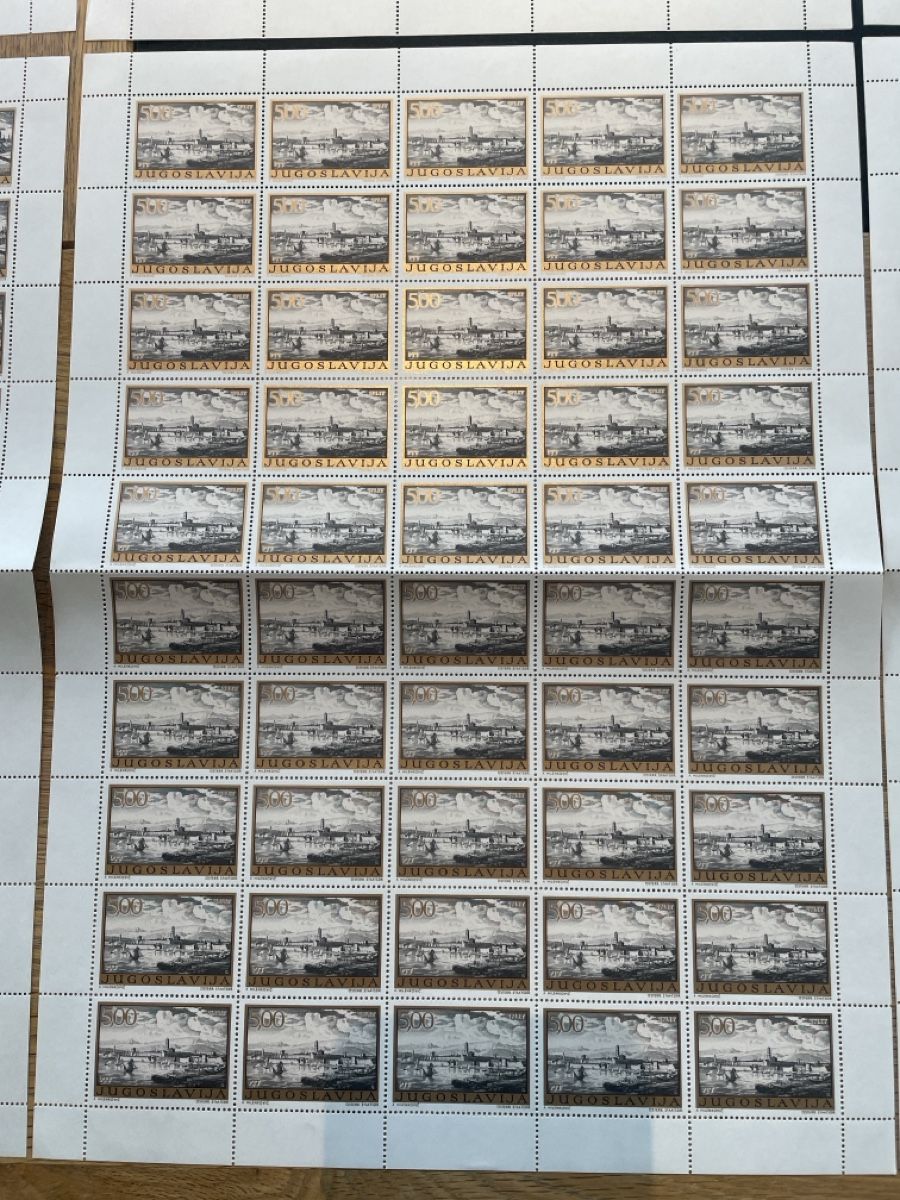 Alle Briefmarken: Bogensatz Jugoslawien Stätte Postfrisch  – Gebraucht aus Roggwil TG von Lph_m9nm 2