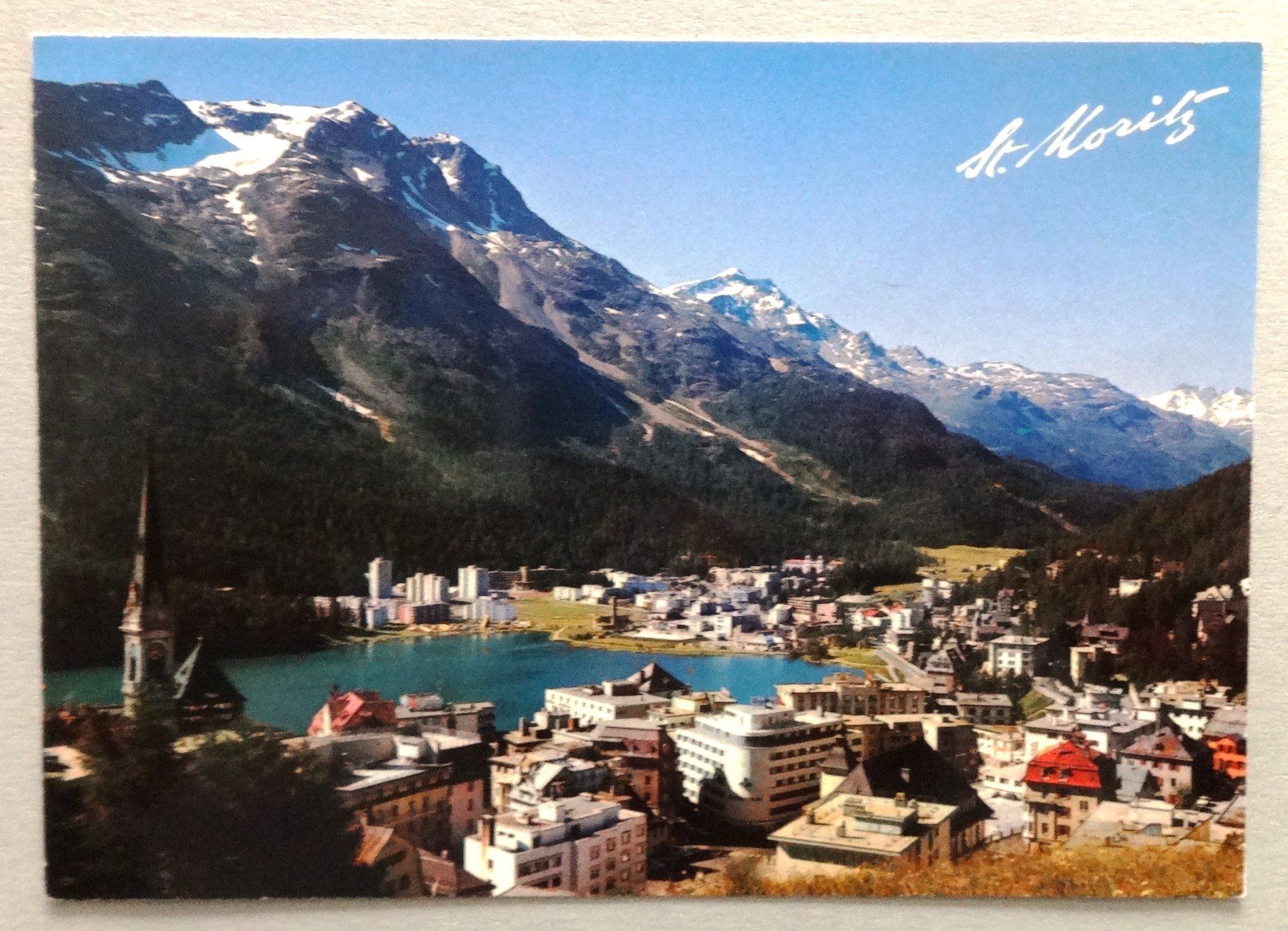 Cartes postales: St. Moritz 1800 m ü.M. – D'occasion à Fétigny par Billy2miny