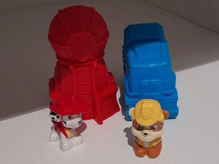 Giocattoli: Paw Patrol Figuren: Marshall oder Rubble – Usato da Zürich venduto da cole15