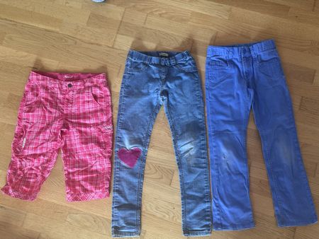 2 Mädchen Jeans | 1 Wanderhose 128