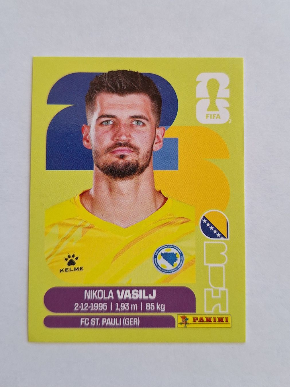 Panini Carte collezionabili: Panini Nikola Vasilj BIH 2 – Nuovo (secondo la descrizione) da Romanens venduto da Crocette
