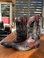 Western Stiefel Kentucky's Western Leder rot schwarz