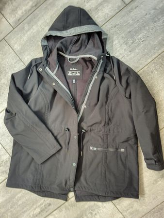 Softshelljacke von Ulla Popken, Gr. 52, ungetragen