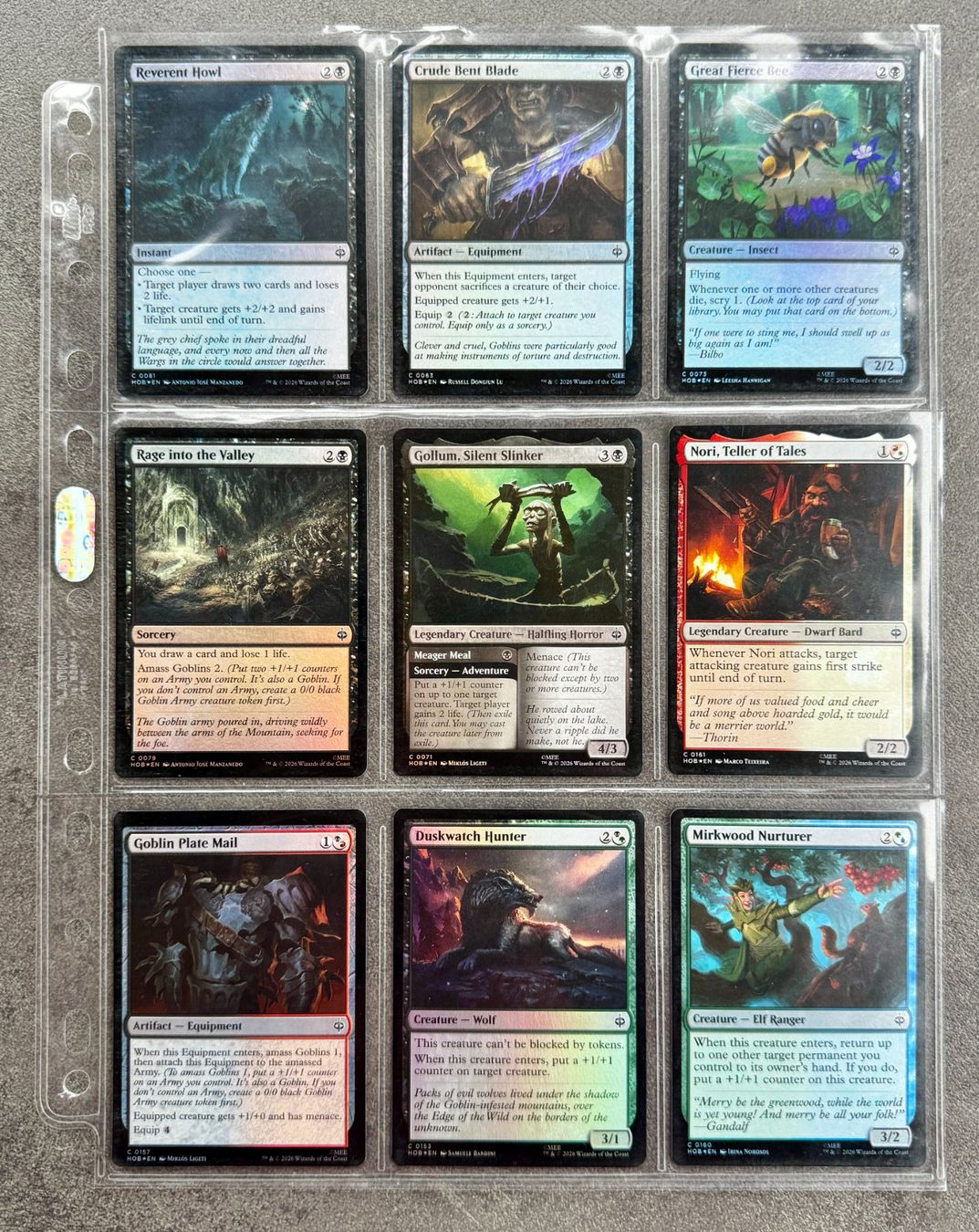 Magic The Gathering Sammelbilder & Trading cards: The Hobbit Foil Commons 56stk. – Neu (gemäss Beschreibung) aus Rechthalten von hosme_be 4
