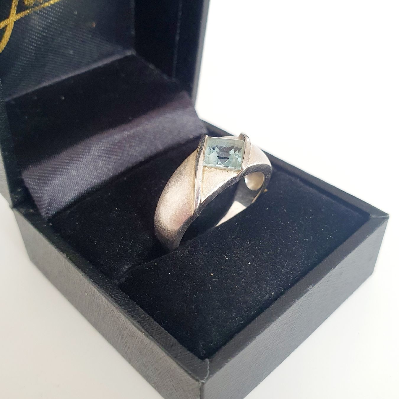 Anelli: Silber Ring 925er mit blauem Stein Grösse 19.4 mm  – Usato da Kreuzlingen venduto da Wunderkiste123 3