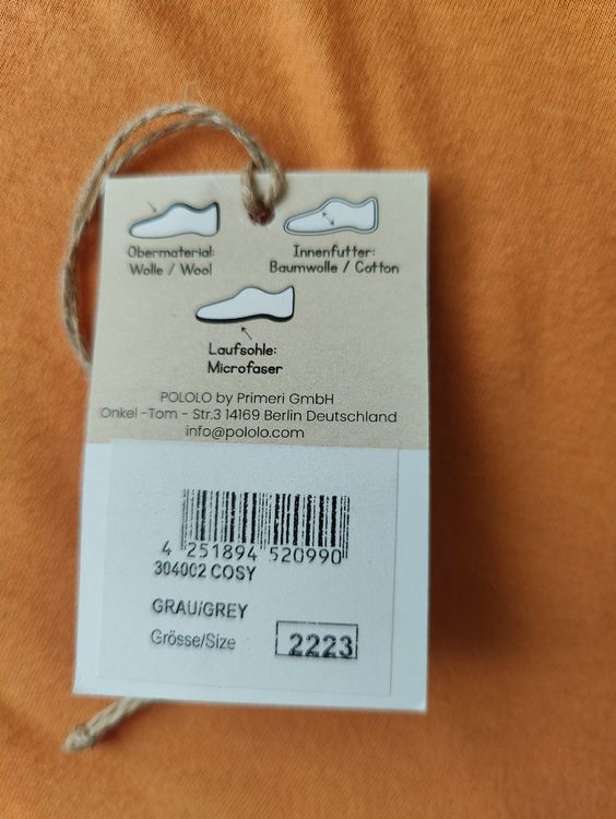 Chaussures garçon: Pololo Finkli, Schurwolle, Gr. 22/23 – D'occasion à Zürich par sof_f2ts 7