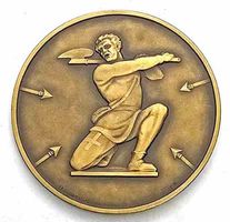 Mobilisations-/Gedenkmedaille CH Bronze NYON "1945"