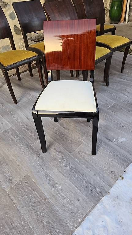 Stühle: Chaises art deco palissandre des indes  – Gebraucht aus Mollens VD von espritartdeco 1