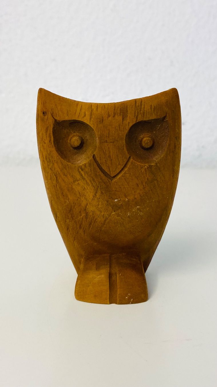 Statuette: 3 Holzeulen Set – Usato da Zürich venduto da Arche_Brockenhaus 7