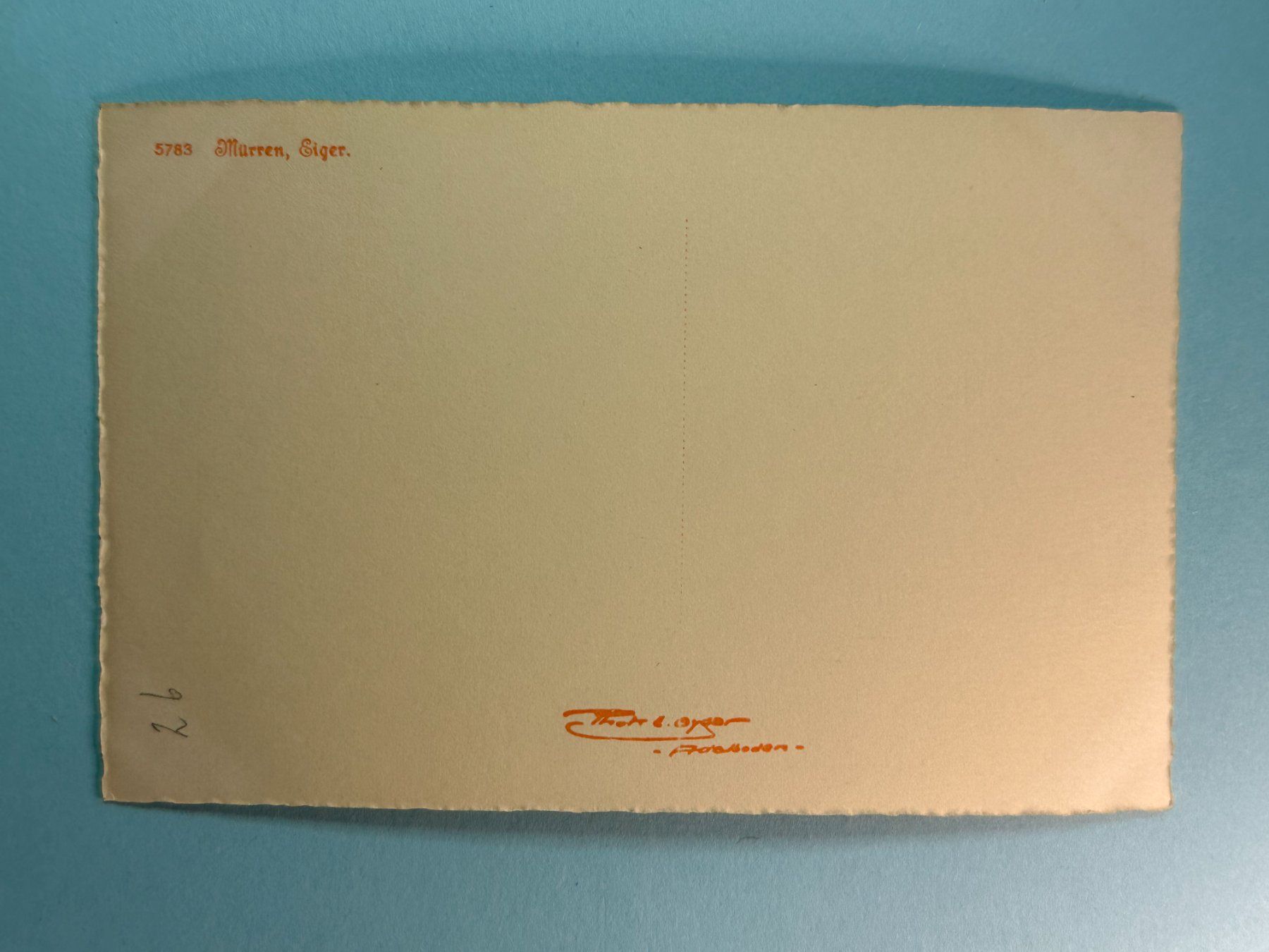 Cartes postales: Mürren - Eiger – D'occasion à Steg VS par danwer74 1