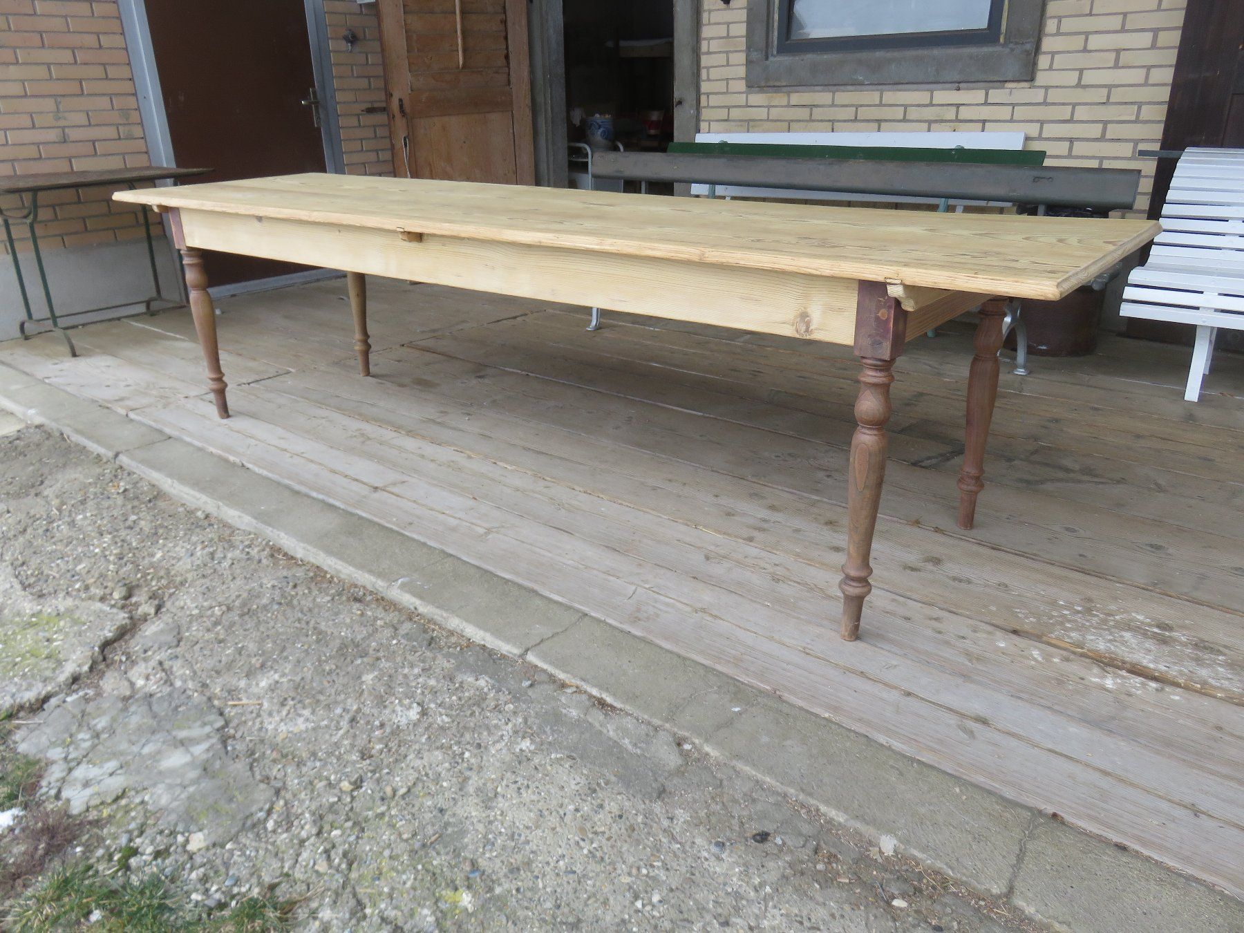 Tables: antiker langer Tannentisch 305cm – D'occasion à Ruswil par Mfladibus 3