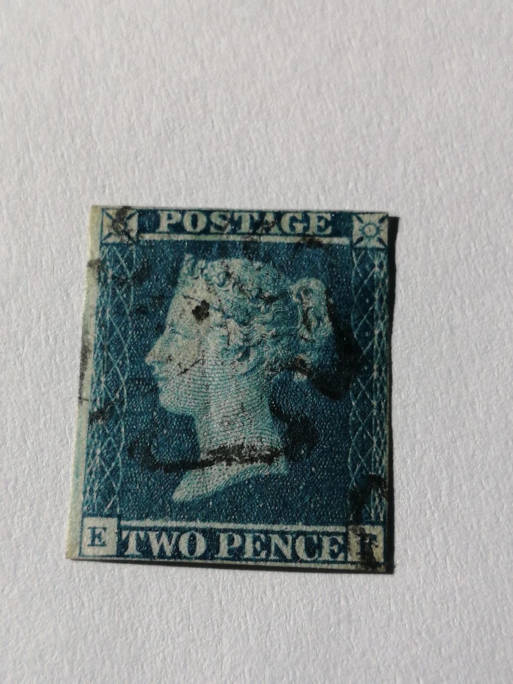 Tutti i francobolli: Two Pence Blue 1841, Platte 3 – Usato da Happerswil venduto da tschergi