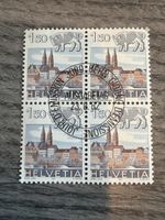 Original Viererblock Briefmarken Helvetia 1982 Bern!