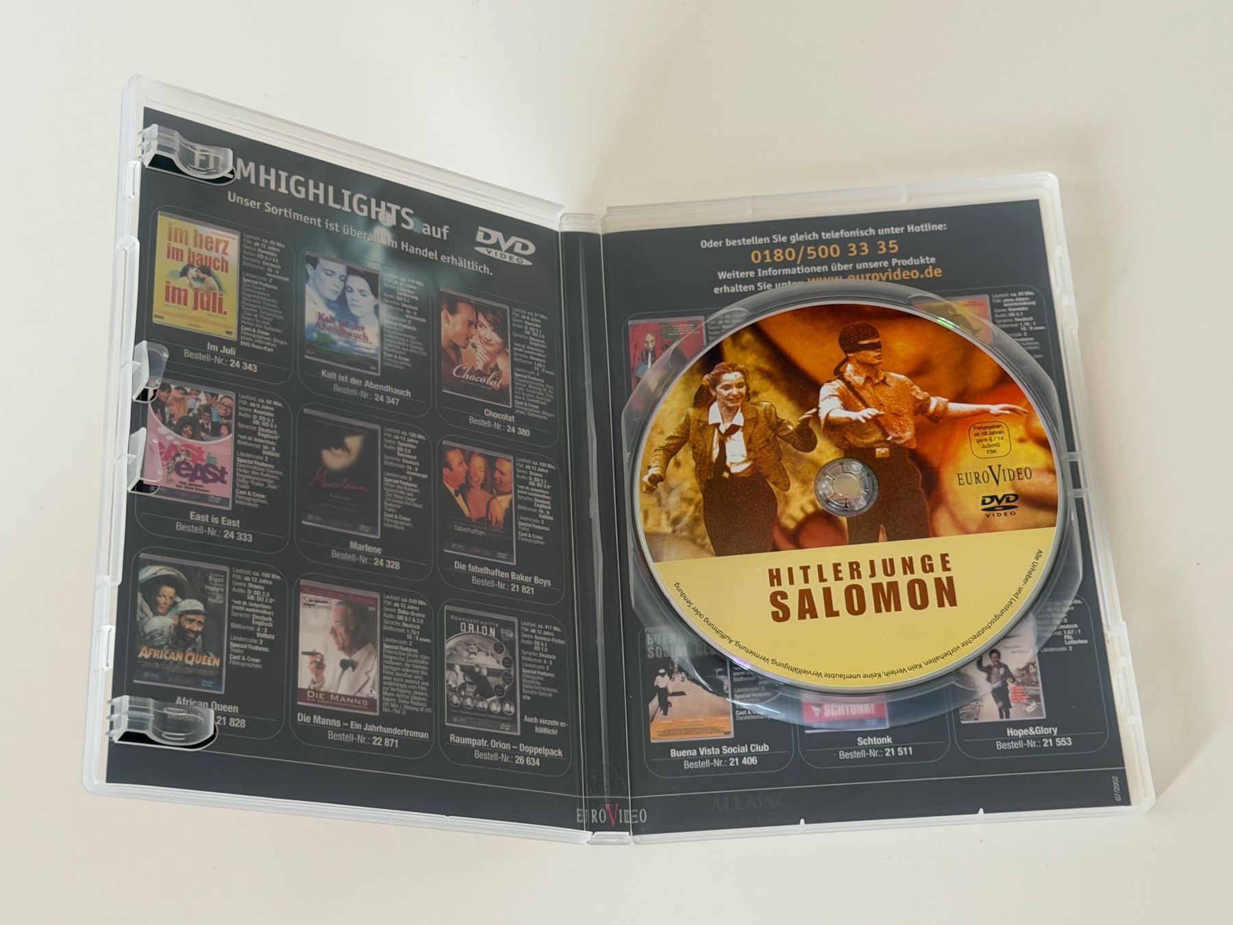 Tutti i DVDs: Hitlerjunge Salomon DVD – Usato da Altstätten SG venduto da sheamus 2