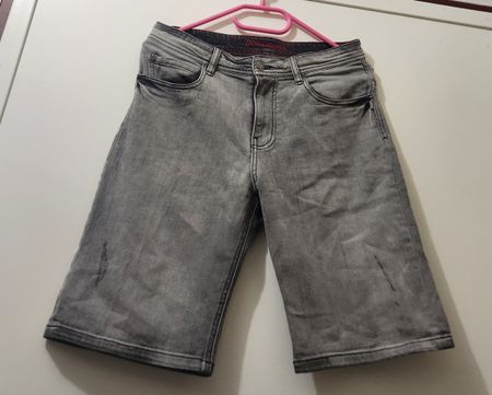 Shorts Zadig & Voltaire gris imprimé tête de mort taille M