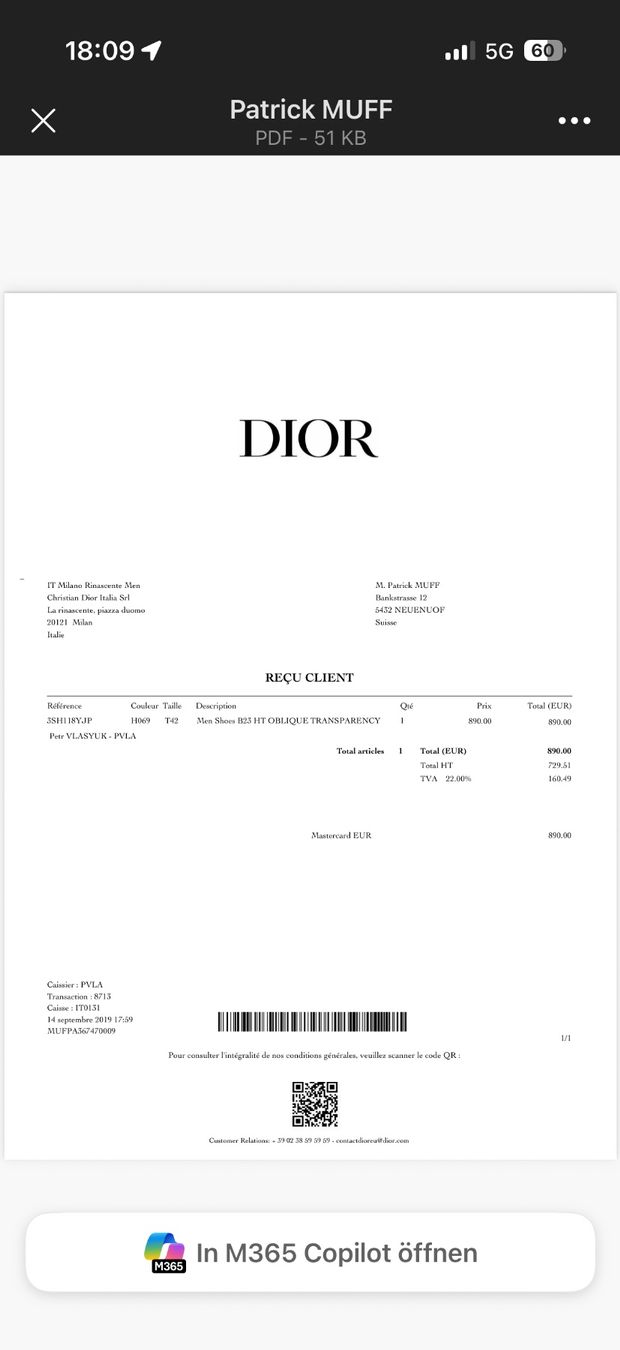 Dior Scarpe da uomo: Dior B23 Grösse 42 – Usato da Neuenhof venduto da PatrickMuff 5