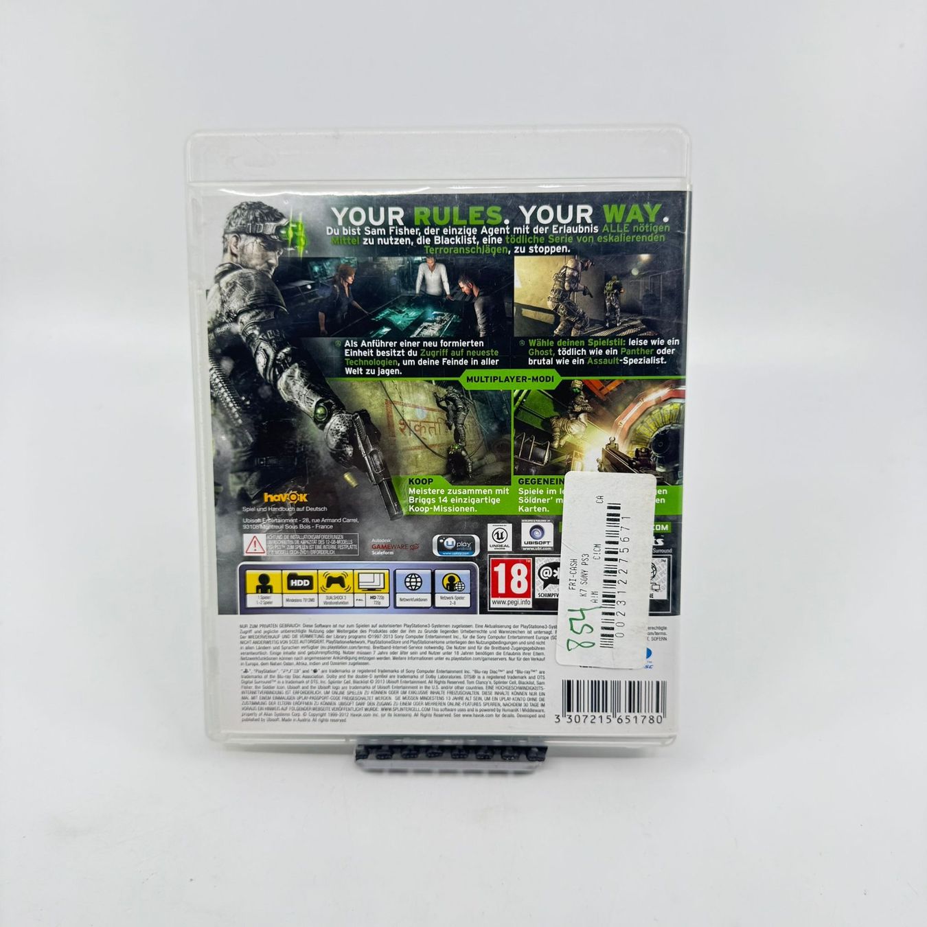 Giochi: Tom Clancy's Splinter Cell Blacklist (PS3) – Usato da Herisau venduto da Seyashop1 2
