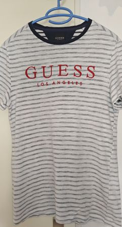 Guess Los Angeles Striped T-Shirt - Stylish and Comfy!