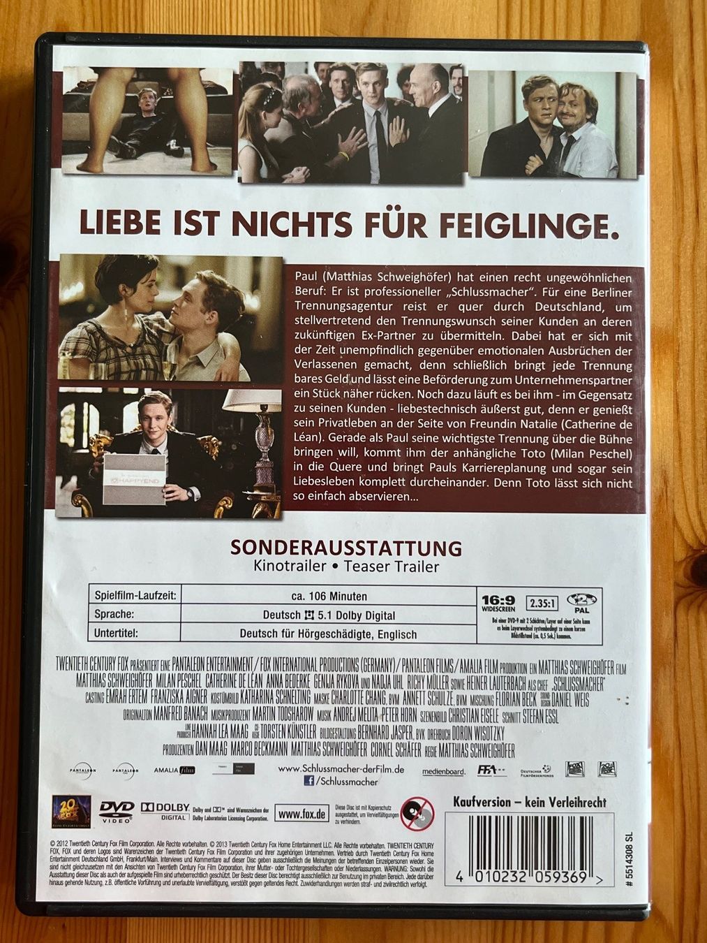 Alle DVDs: DVD Schlussmacher – Gebraucht aus Zürich von Gurkis 1
