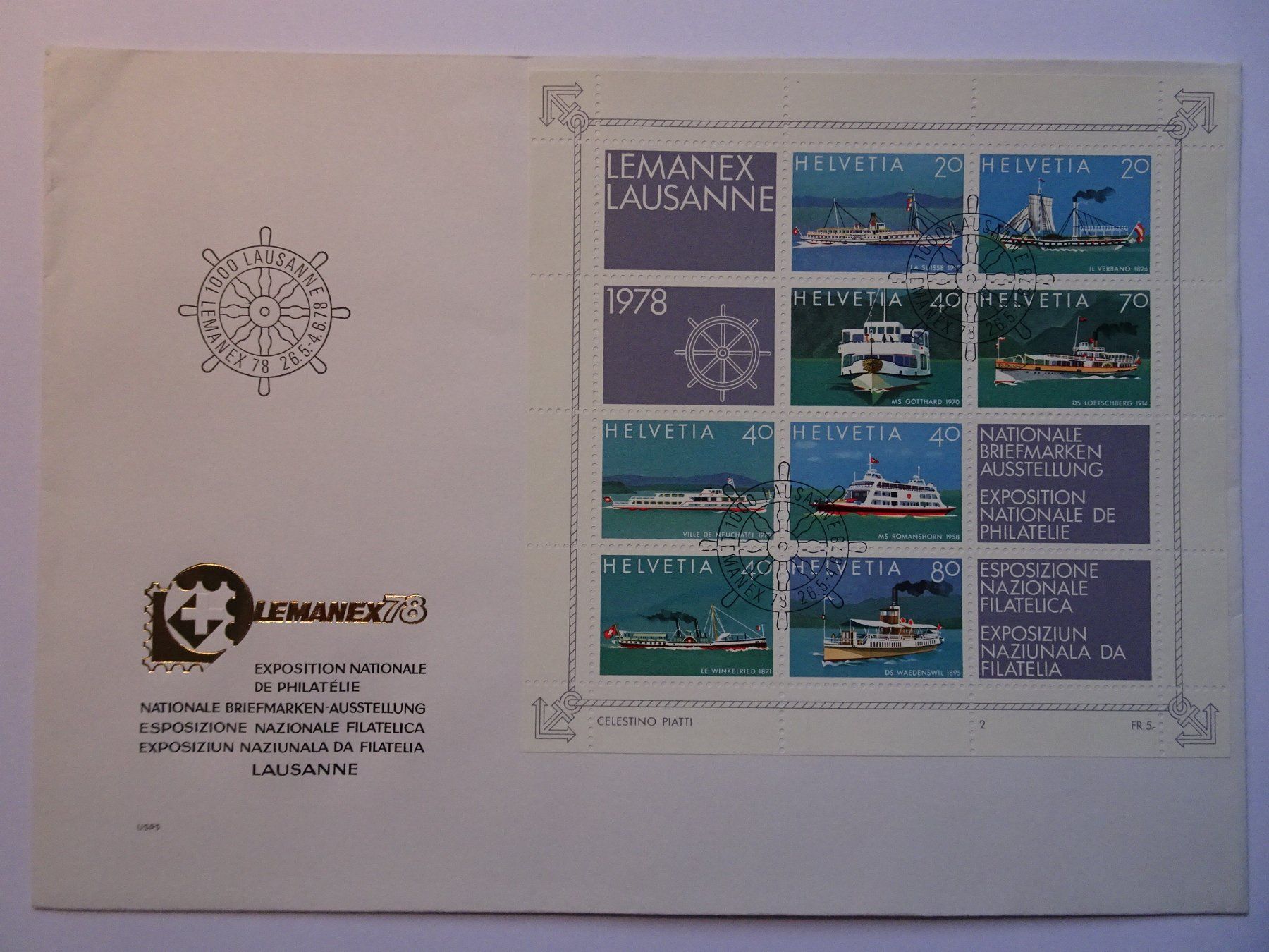 Tous les timbres: Grossbrief 1976 – Neuf (Voir description) à Aadorf par Chnorli-Furz