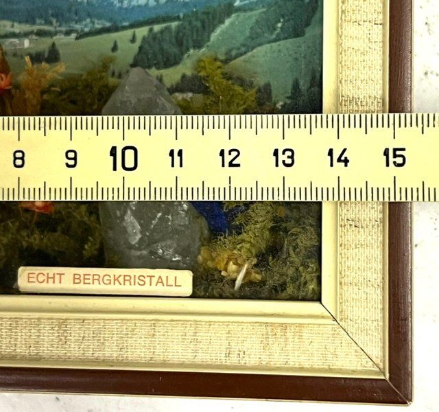 Poster & Bilder: Kitschbild 3D mit echtem Kristall – Gebraucht aus Zürich von gigimai67 2