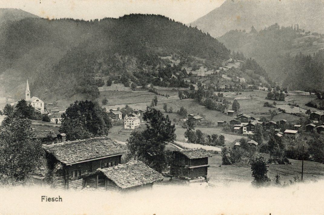 Cartoline postali: Fiesch   VS      ca. 1900 – Usato da Brig venduto da Valcards54