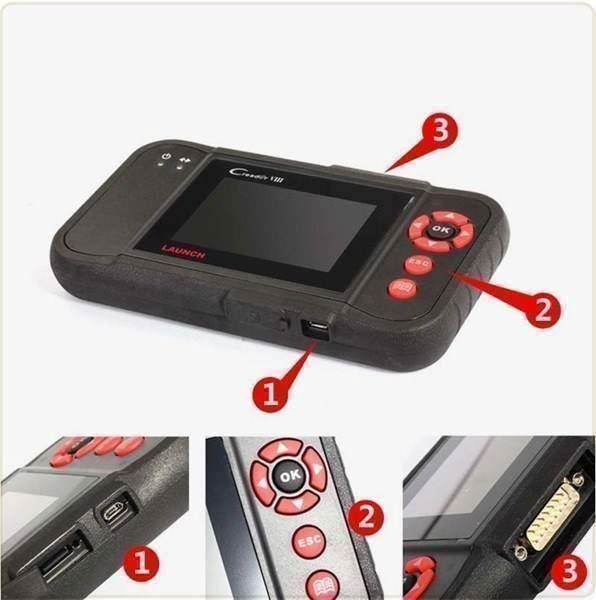 Launch Tutti gli attrezzi: Launch Creader 8 Proi Diagnosegerät OBD Service Reset Tester – Nuovo (secondo la descrizione) da Chur venduto da _xtronix_ 4
