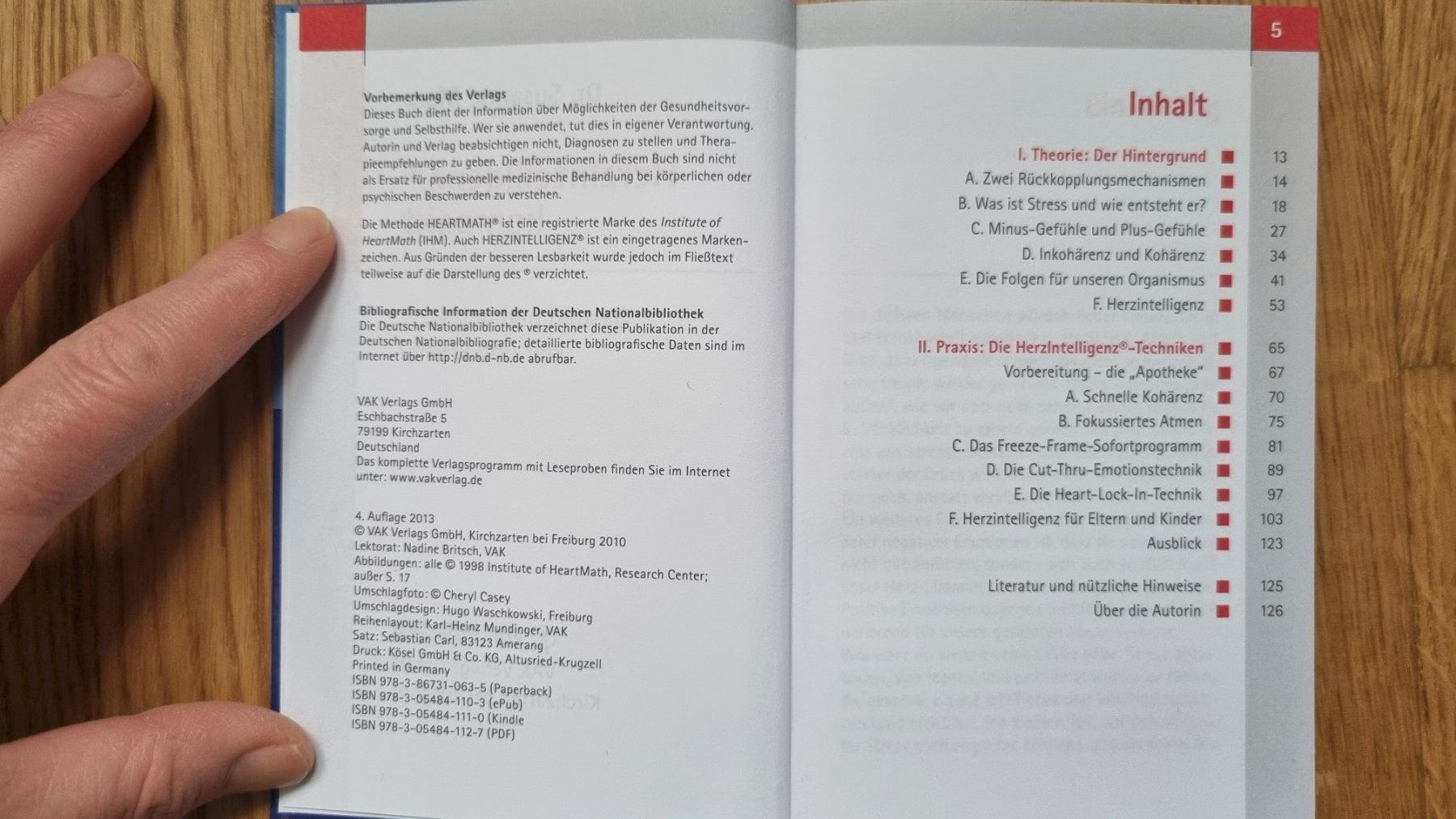 Livres: Herzintelligenz kompakt; Dr. S. Marx – D'occasion à Belp par MaSu39 2