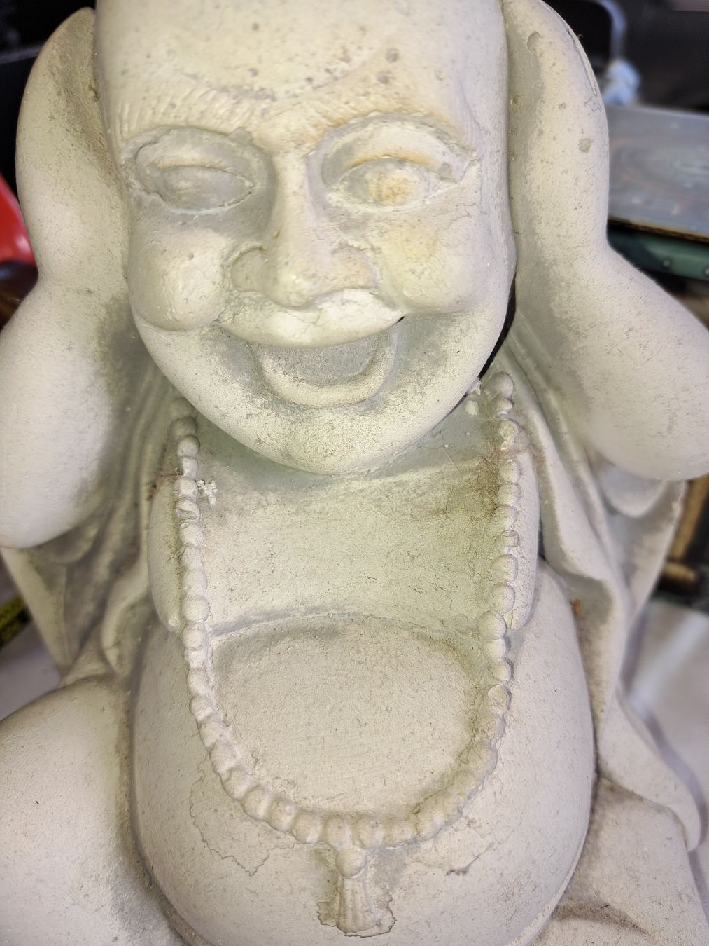 Statuette: Stein Buddha Figur,  – Usato da Kölliken venduto da Upcycling-by-Mc-TAM 1